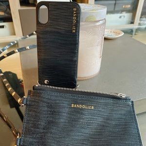 Bandolier Case for iphone X with Matching Bag
